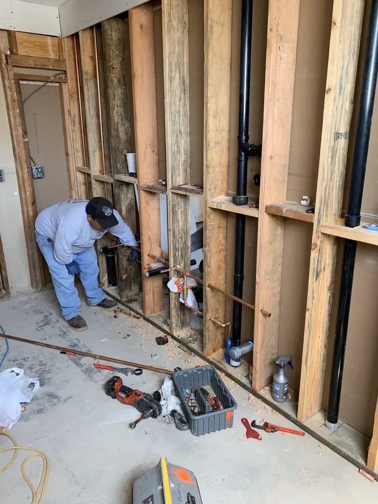 Commercial rough-in plumbing for Commercial Plumbing in Waldoboro